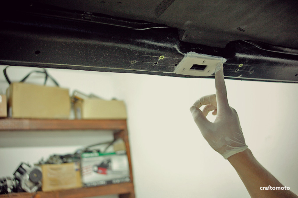 Ford Capri headliner