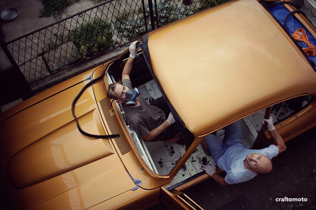 Ford Capri headliner